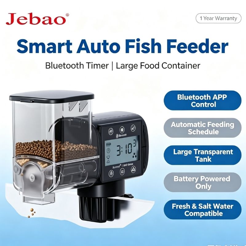 Aquarium Fertilizer - Alimentador Automático Inteligente de Peixes Jebao