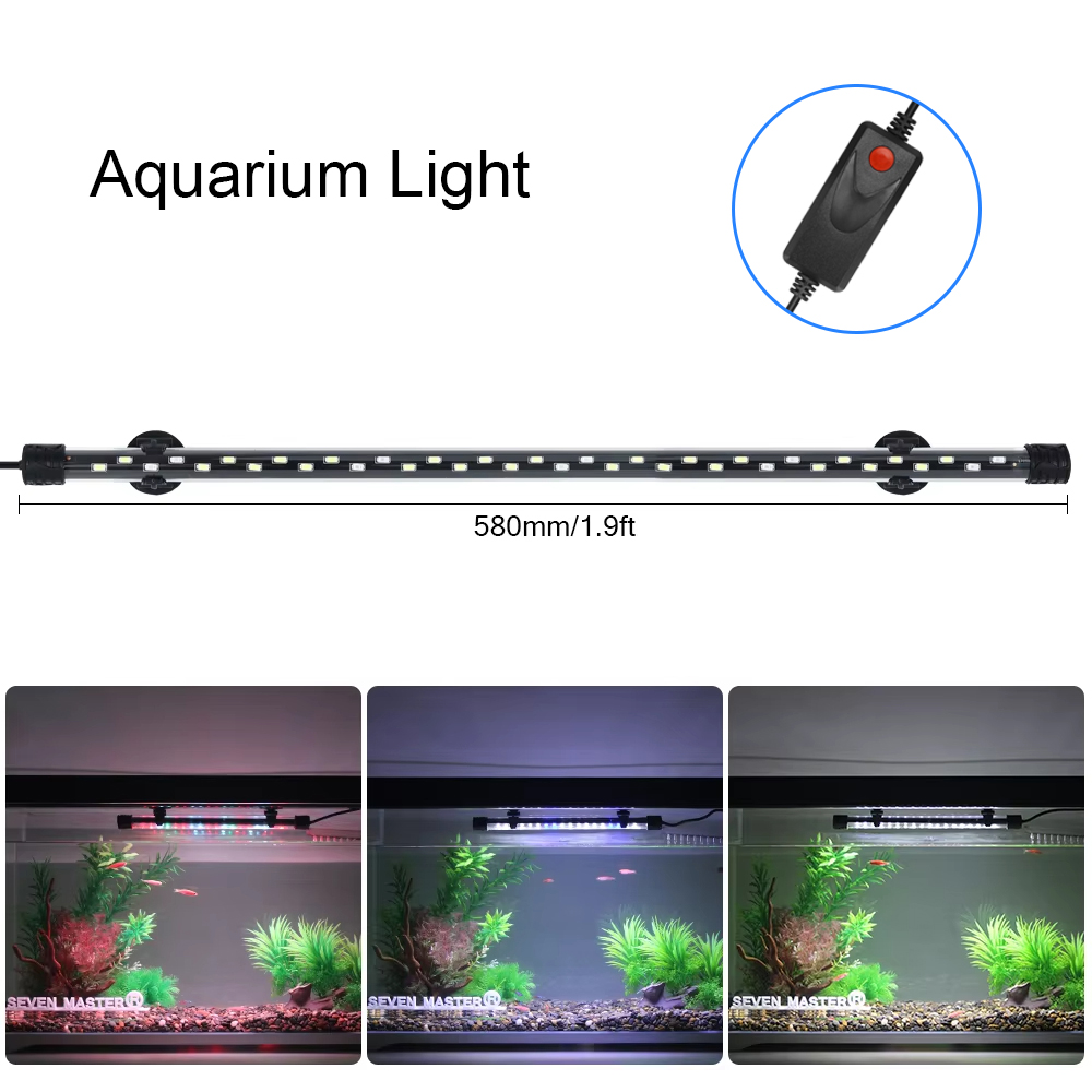 Aquarium Plant Substrate - 58cm luz de aquário led planta