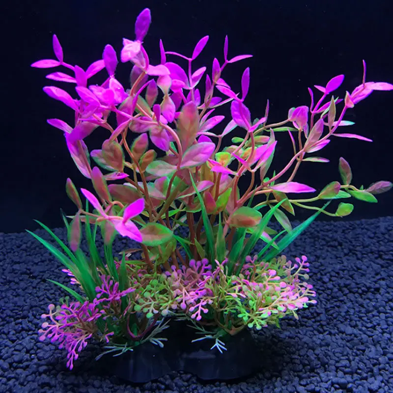 Live Plant Aquarium - Aquário decoração artificial plantas simulação ervas