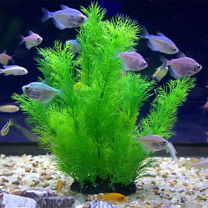 Plantas artificiais para decor - Aquarium Plants Live avaliação e preço