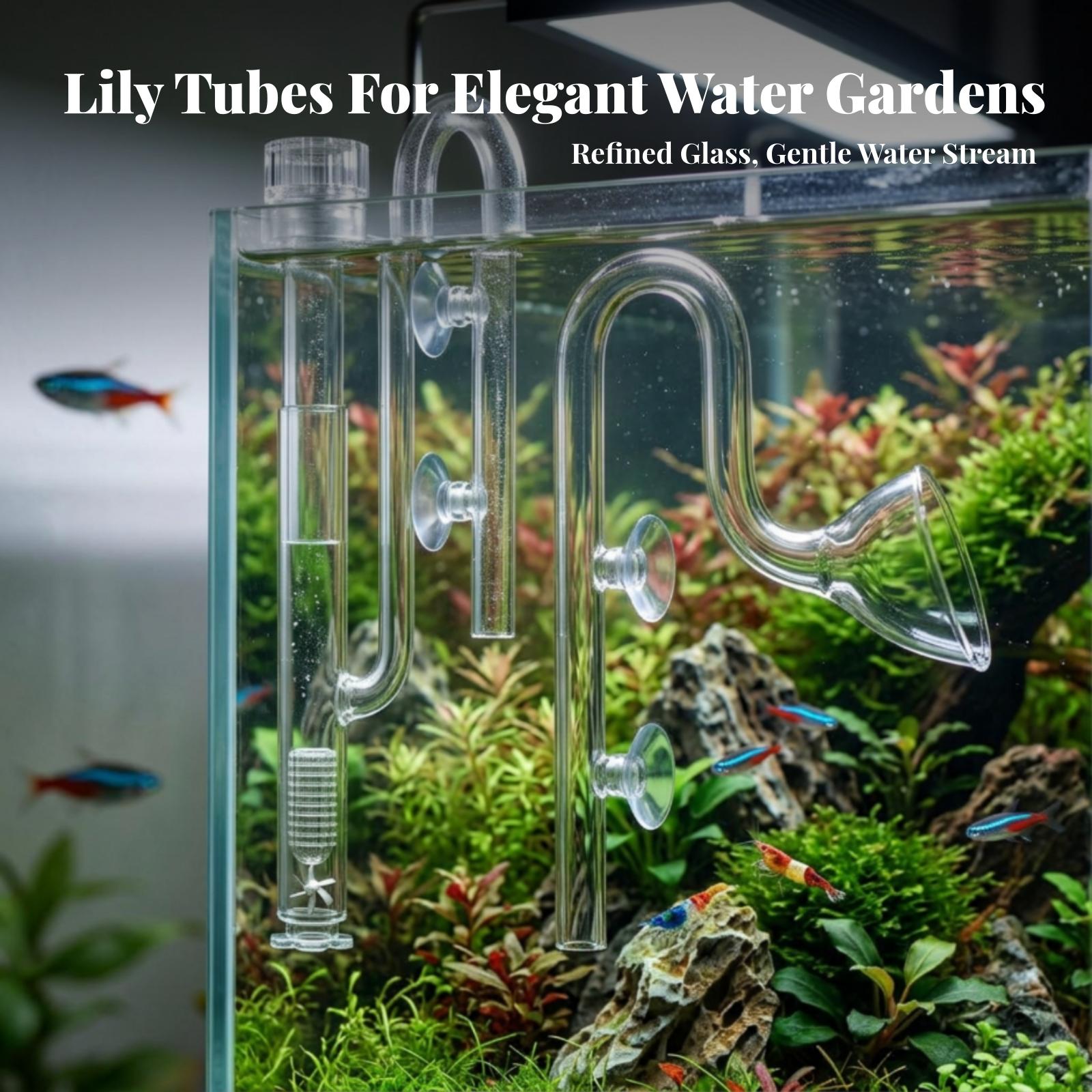 Conjunto de Tubos Lily Transpa - Aquarium Planted Tank Filter avaliação e preço
