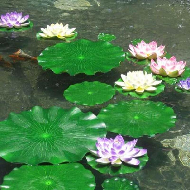 Folhas de Lótus Artificiais 20 - Aquarium Moss avaliação e preço