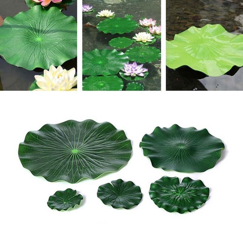 Folhas de Lótus Artificiais 20 - Aquarium Moss avaliação e preço