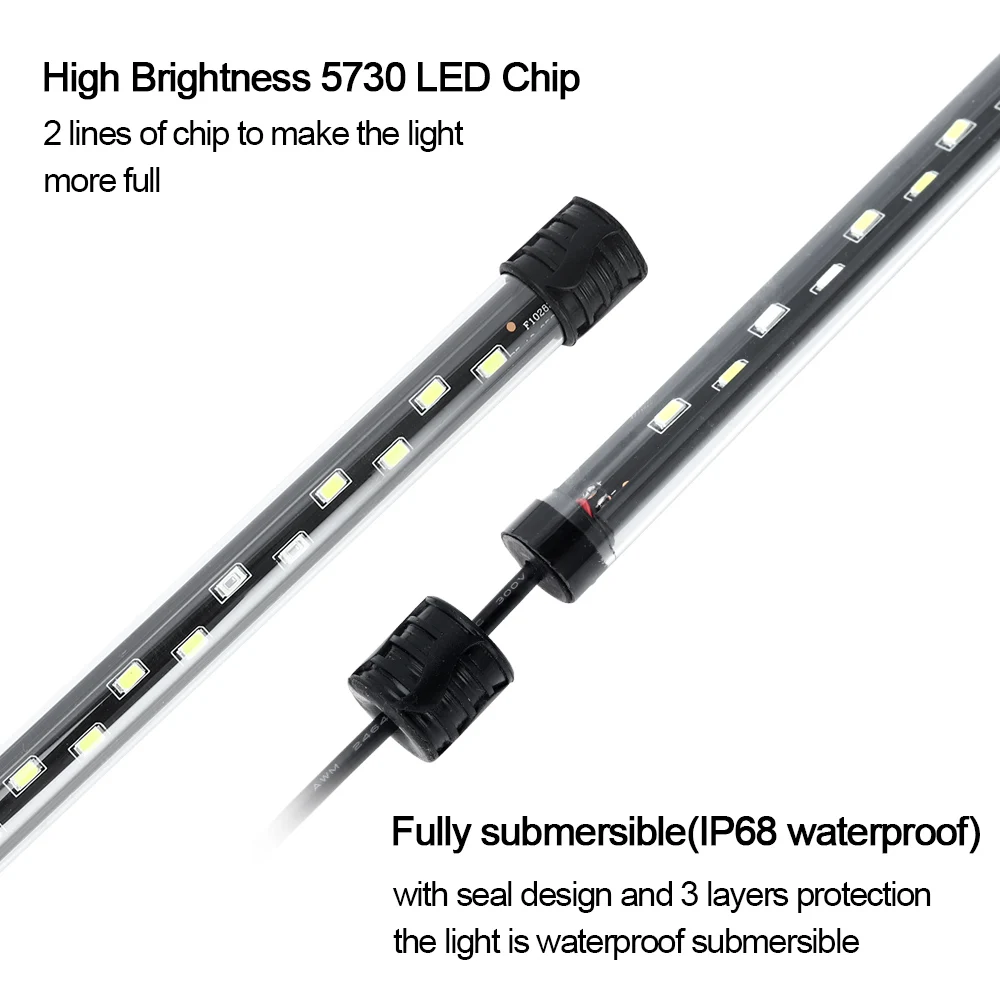 58cm luz de aquário led planta - Aquarium Plant Substrate avaliação e preço